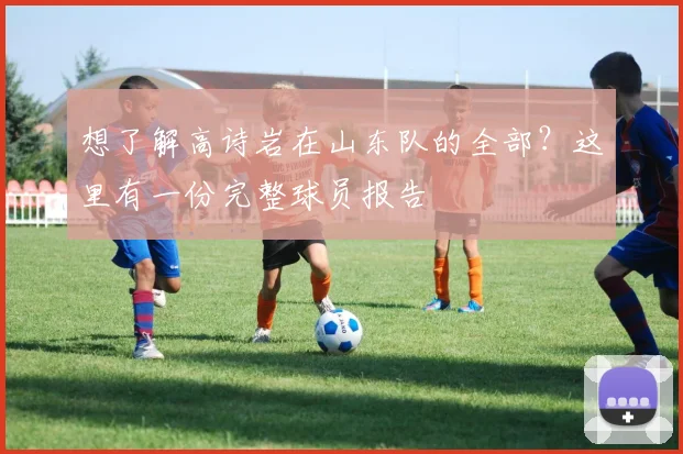想了解高诗岩在山东队的全部?这里有一份完整球员报告